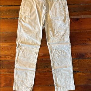 J. Crew Cream Flex Straight Pants (WORN ONCE)
